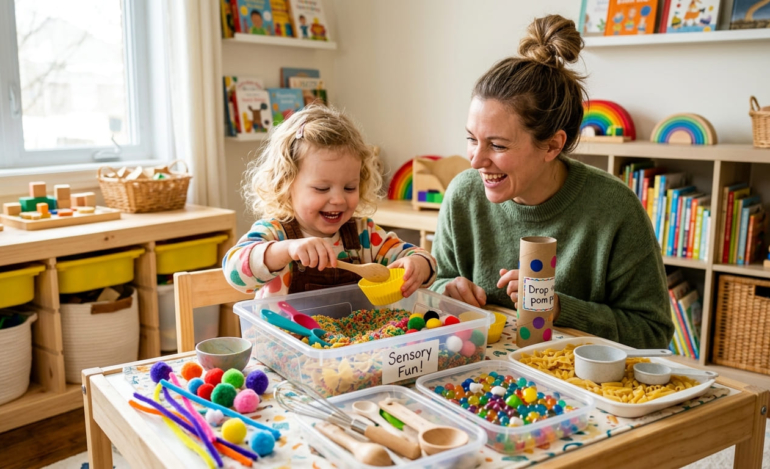 7 Easy DIY Sensory Play Ideas for Toddlers Using Household Items (2026 Guide)
