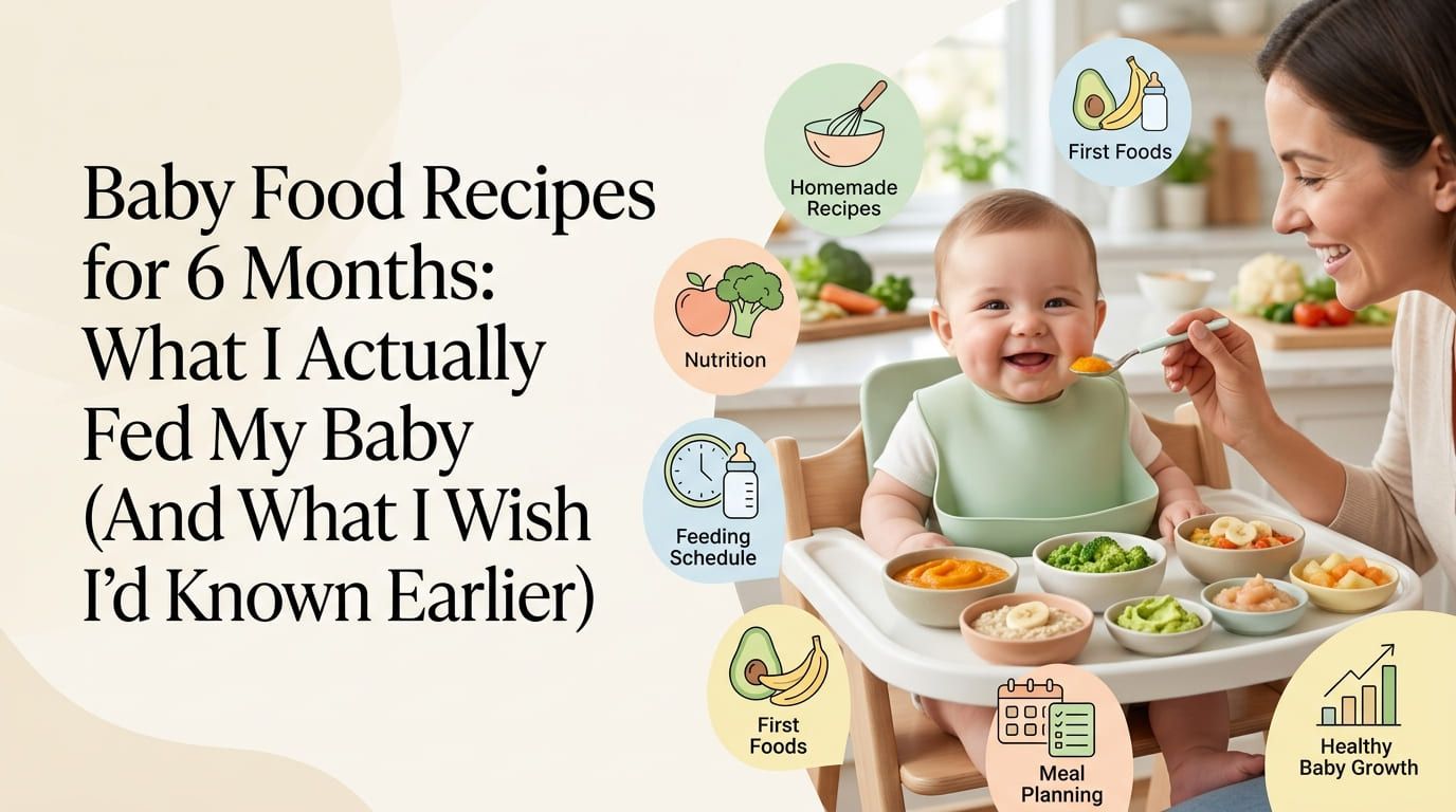 Baby Food Recipes for 6 Months What I Actually Fed My Baby (And What I Wish I'd Known Earlier)