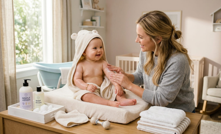Baby Skin Care Routine at Home Complete Guide for Healthy & Soft Baby Skin