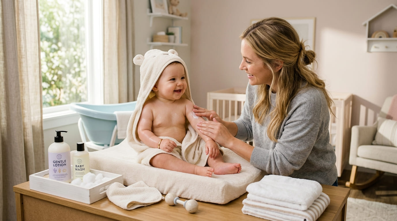 Baby Skin Care Routine at Home Complete Guide for Healthy & Soft Baby Skin