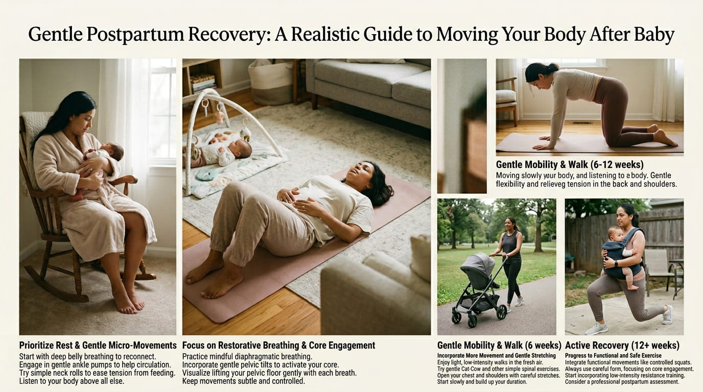 Postpartum Fitness A Gentle Guide to Getting Active Safely After Having a Baby