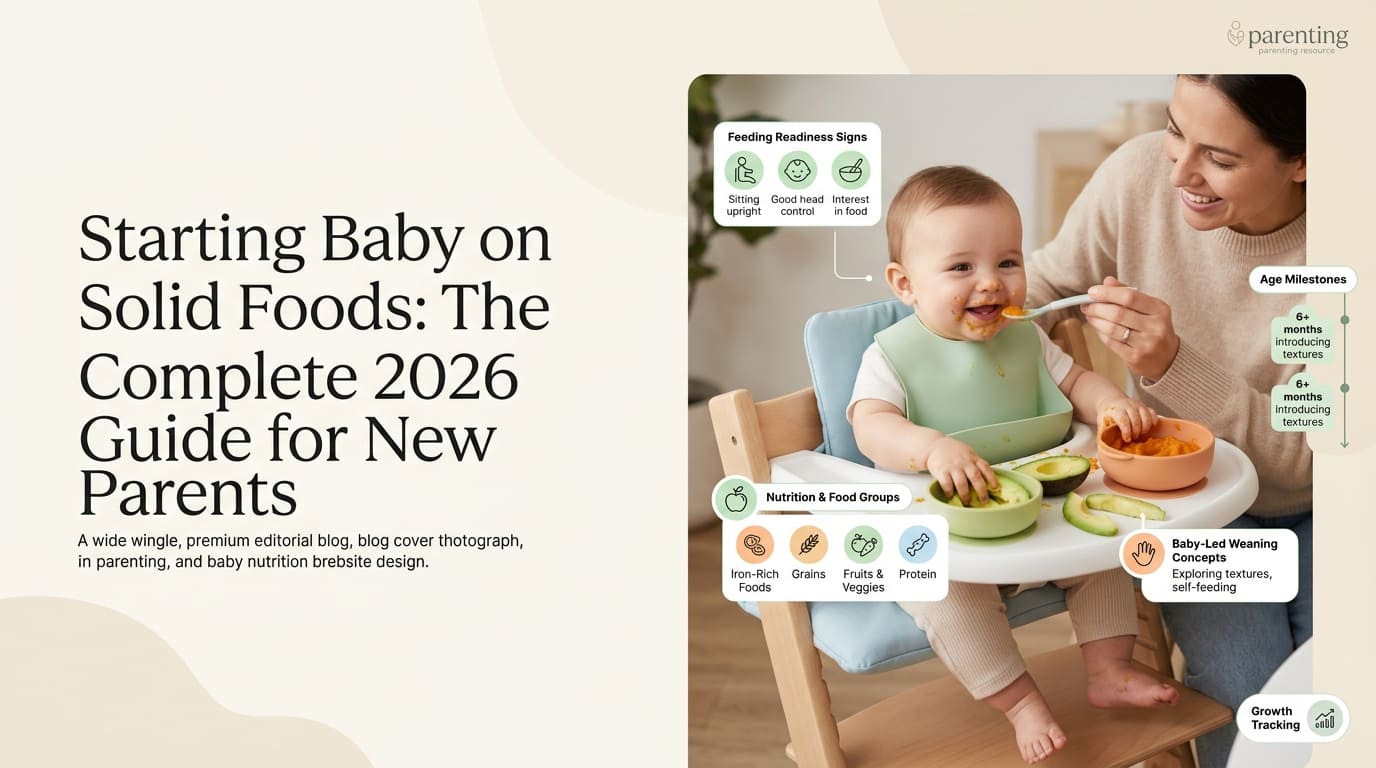 Starting Baby on Solid Foods The Complete 2026 Guide for New Parents