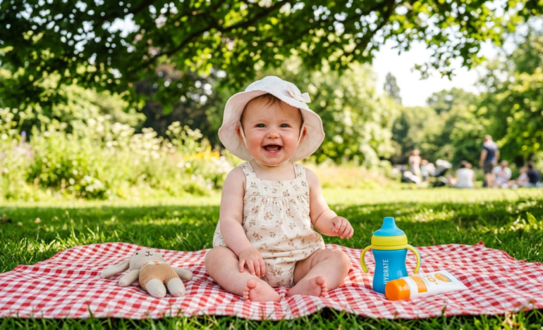 Summer Baby Care 7 Essential Tips to Keep Your Little One Cool, Hydrated, and Happy