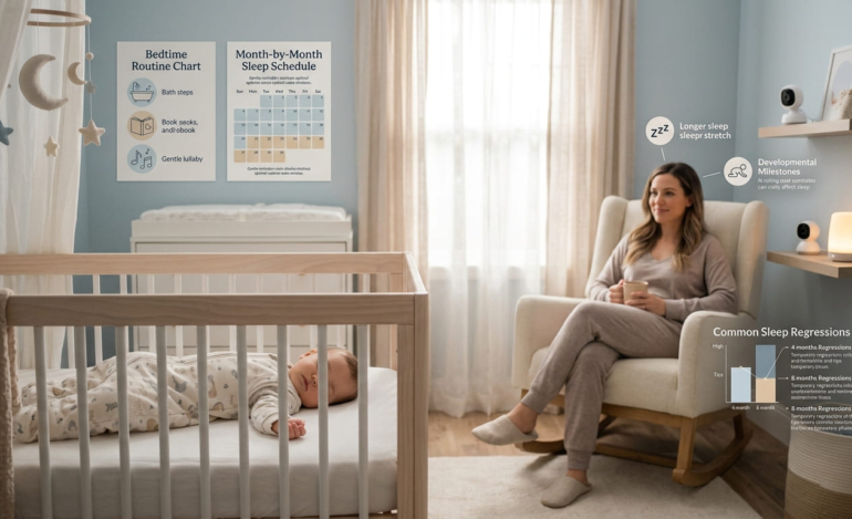 The Ultimate Guide to Baby Sleep Training Proven Methods, Month-by-Month Schedules, and Surviving Regressions