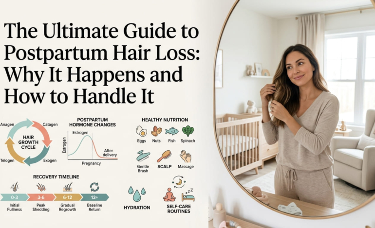 The Ultimate Guide to Postpartum Hair Loss Why It Happens and How to Handle It.