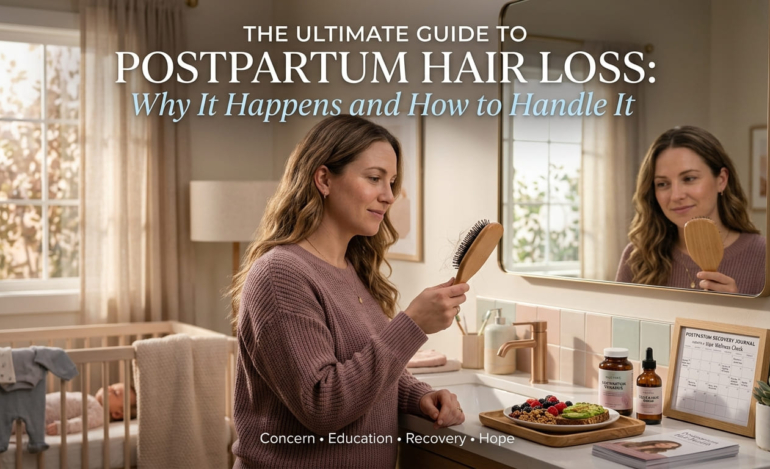 The Ultimate Guide to Postpartum Hair Loss Why It Happens and How to Handle It