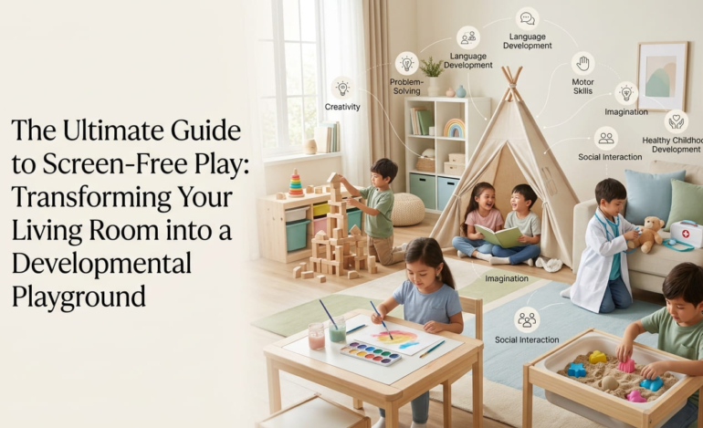 The Ultimate Guide to Screen-Free Play Transforming Your Living Room into a Developmental Playground