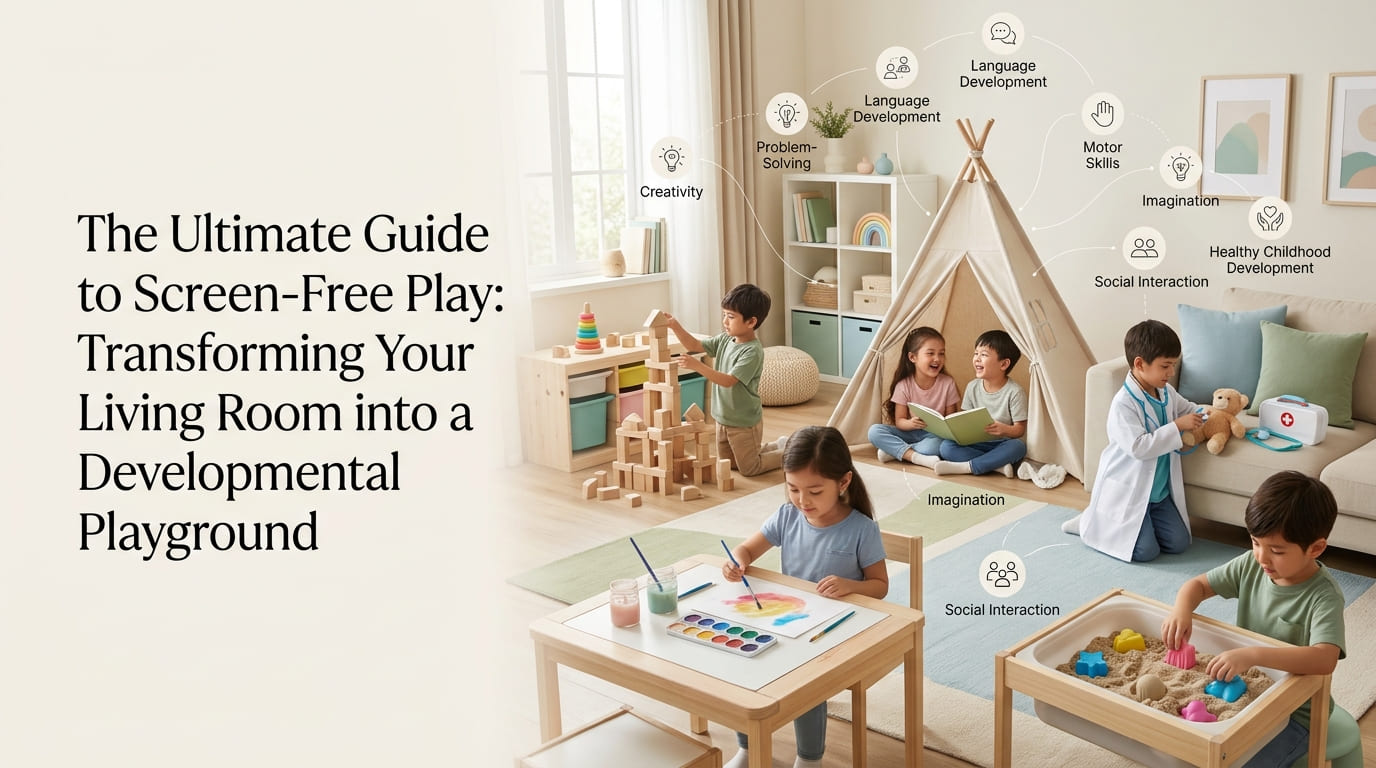 The Ultimate Guide to Screen-Free Play Transforming Your Living Room into a Developmental Playground