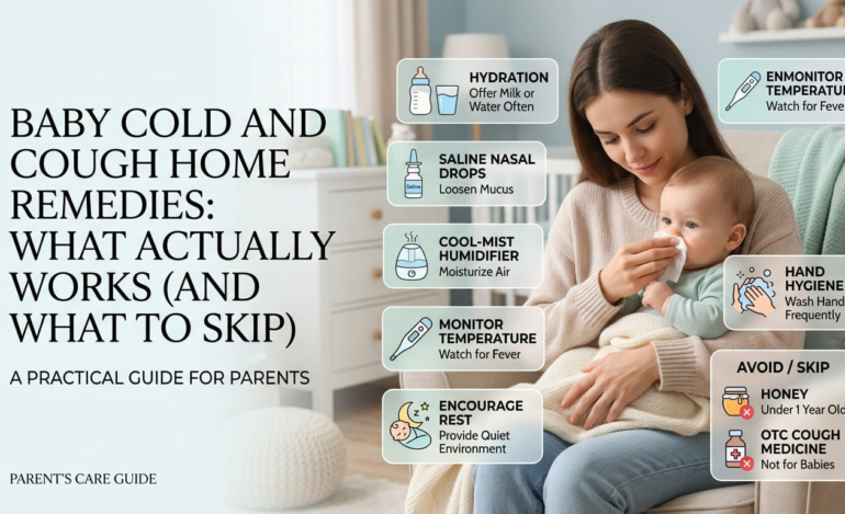 Baby Cold and Cough Home Remedies What Actually Works (And What to Skip).