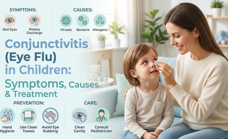 conjunctivitis in children symptoms