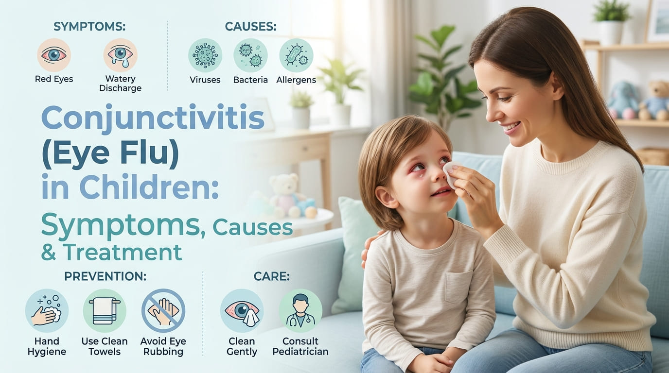 conjunctivitis in children symptoms