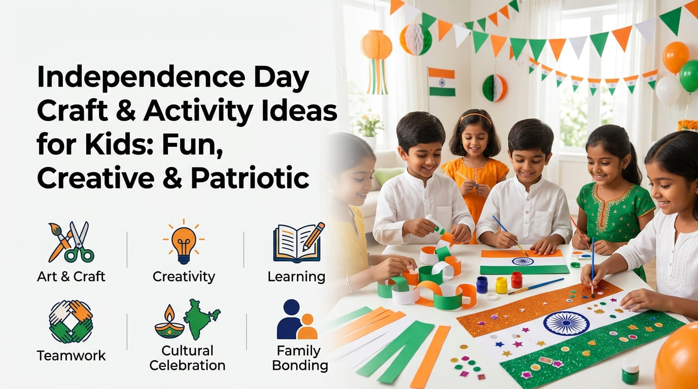 Independence Day Craft & Activity Ideas for Kids Fun, Creative & Patriotic