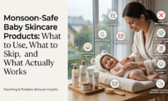 Monsoon-Safe Baby Skincare Products What to Use, What to Skip, and What Actually Works