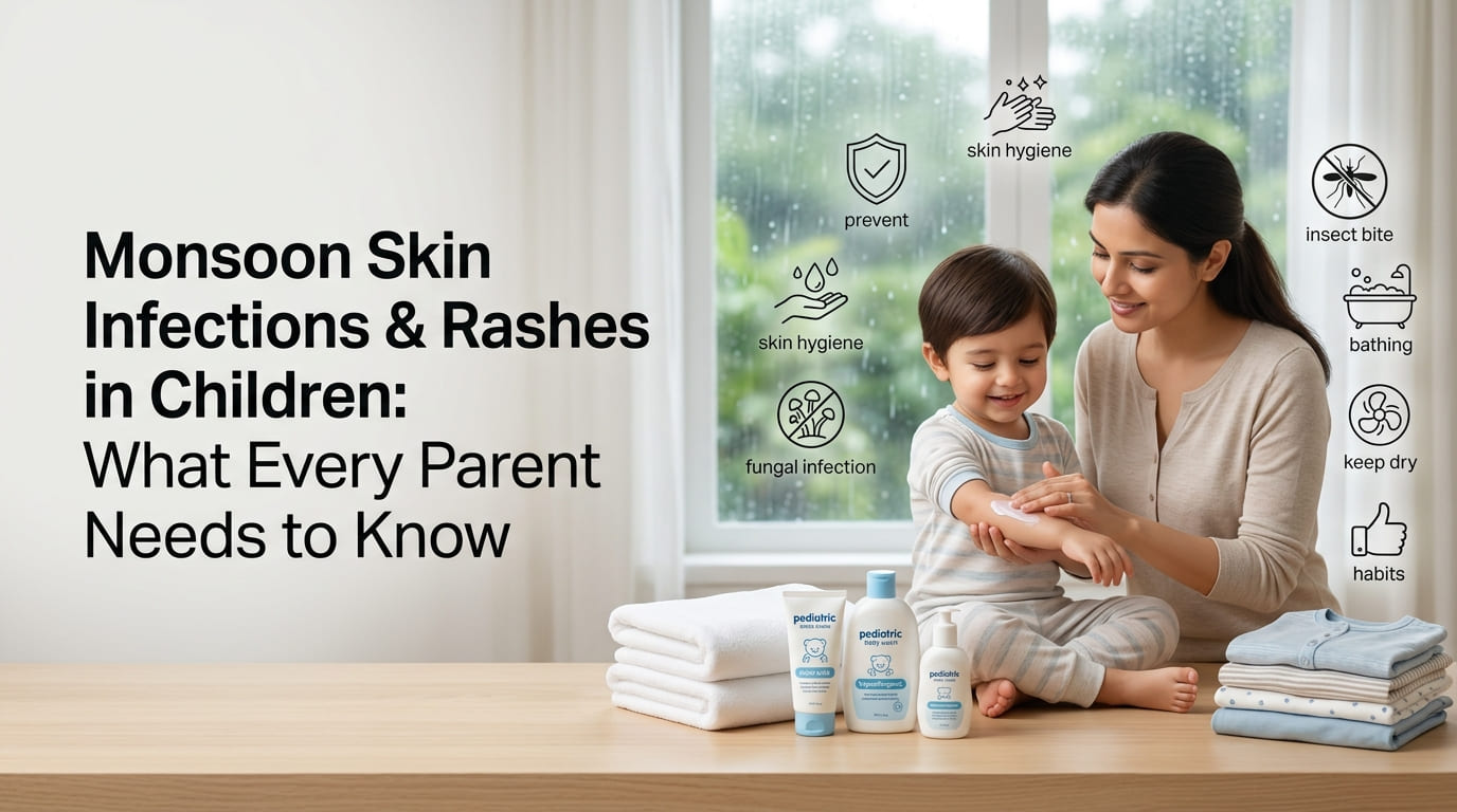 monsoon skin infections rashes children guide