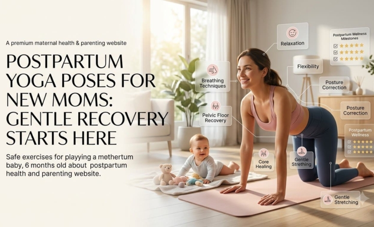 Postpartum Yoga Poses for New Moms Gentle Recovery Starts Here