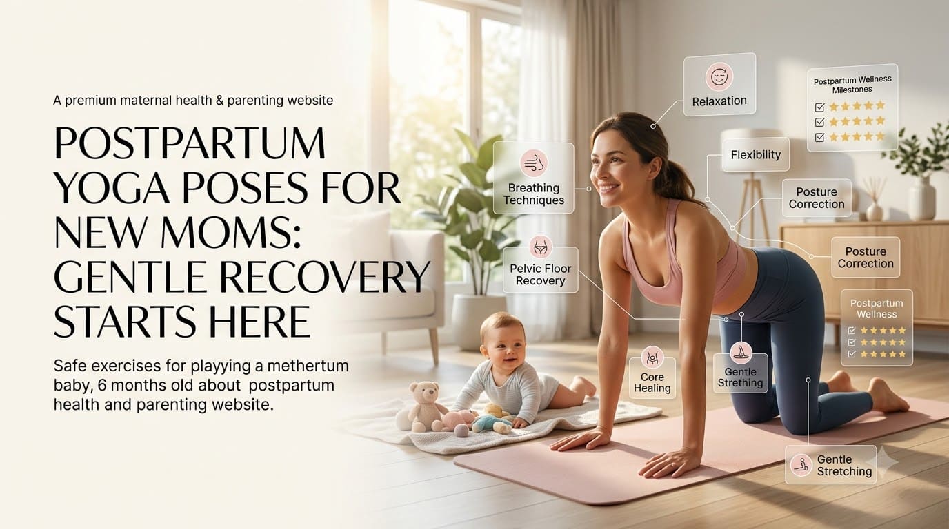 Postpartum Yoga Poses for New Moms Gentle Recovery Starts Here
