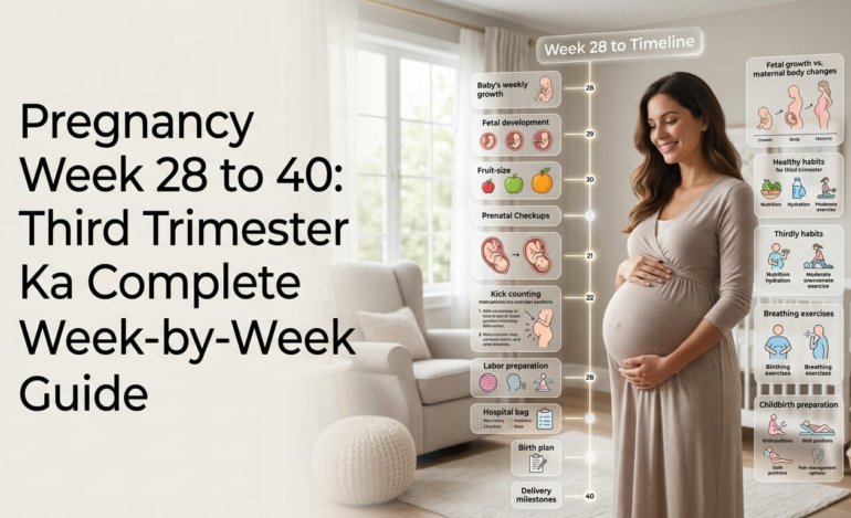 Pregnancy Week 28 to 40 Third Trimester Ka Complete Week-by-Week Guide