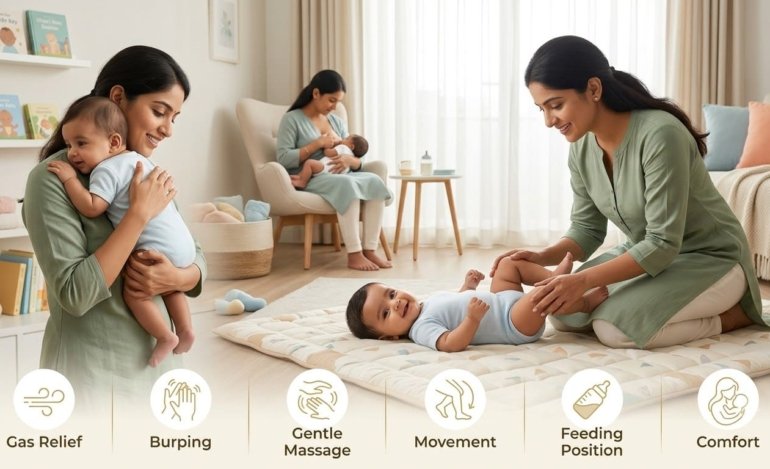 Baby Gas Colic Relief India 12 Safe & Proven Home Remedies