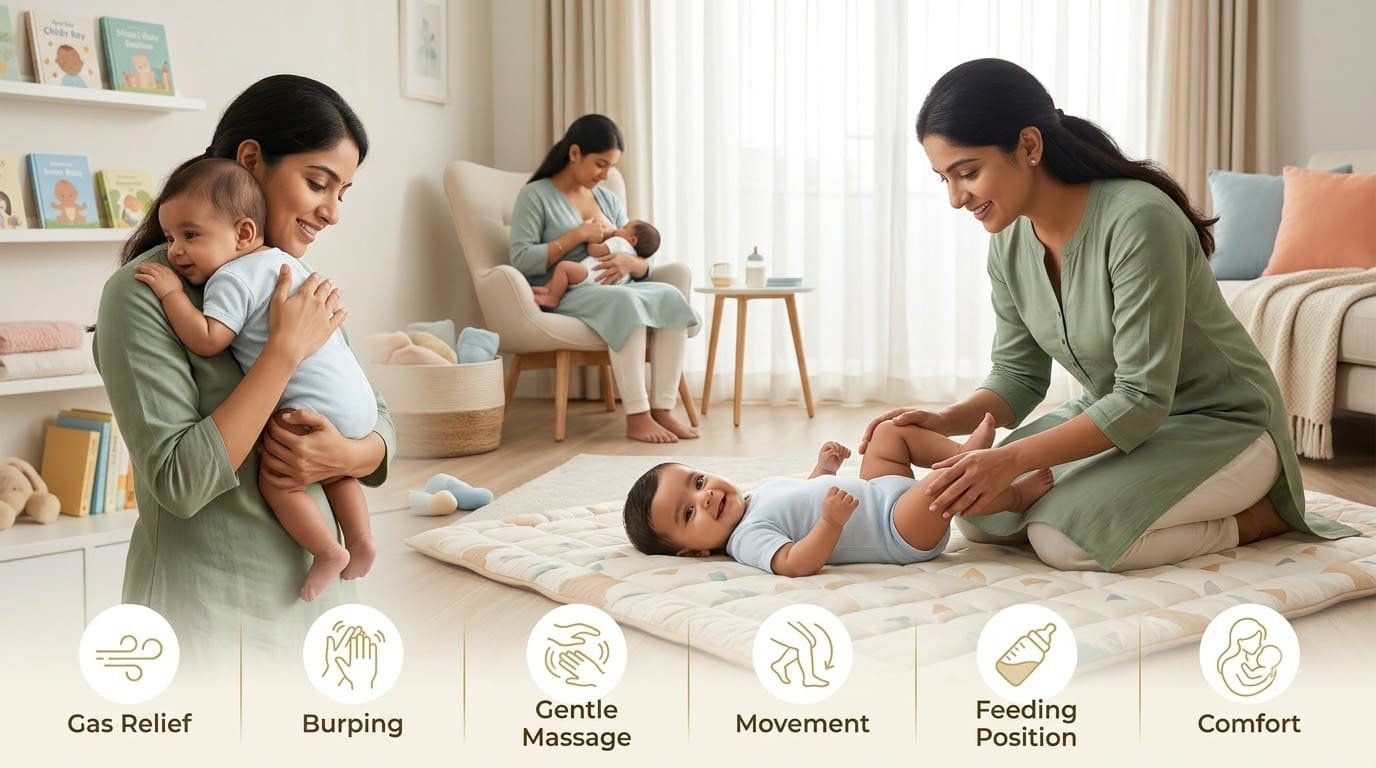 Baby Gas Colic Relief India 12 Safe & Proven Home Remedies