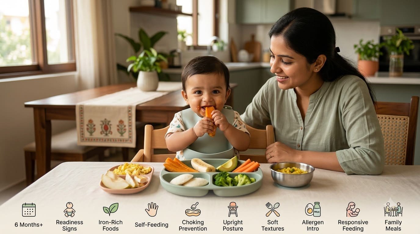 Baby Led Weaning India 10 Best First Foods & Safety Guide