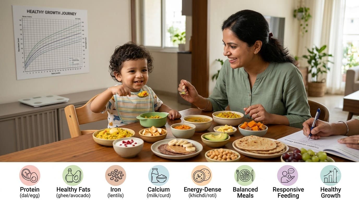 Foods to Help Toddler Gain Weight India 15 High-Calorie Indian Foods + Meal Plan