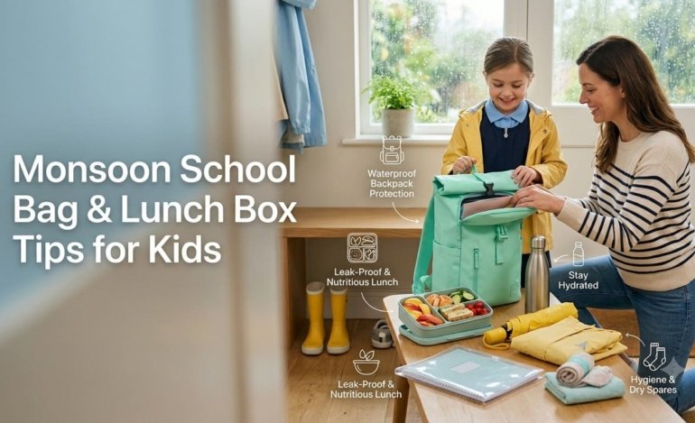 Monsoon School Bag & Lunch Box Tips for Kids