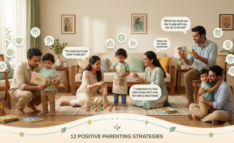 Positive Parenting Tips India 12 Proven Strategies