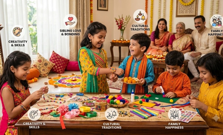 Rakhi & Raksha Bandhan Activities & Craft Ideas for Kids Make This Festival Unforgettable