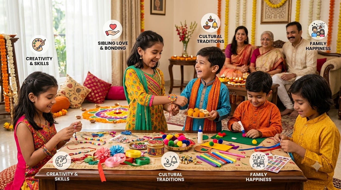Rakhi & Raksha Bandhan Activities & Craft Ideas for Kids Make This Festival Unforgettable