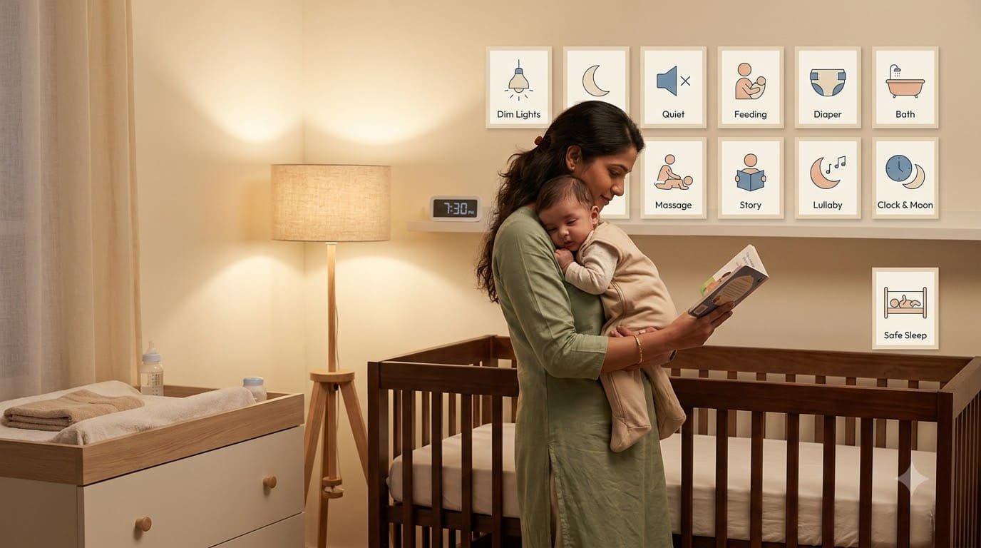 Bedtime Routine for Baby India 10 Best Steps for Better Sleep