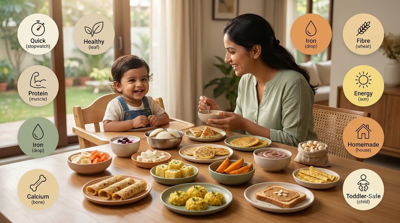 Healthy snacks for toddlers India — ragi laddoo paneer and nutritious Indian snack ideas