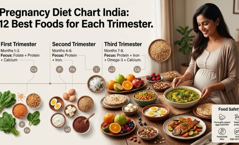 Pregnancy Diet Chart India 12 Best Foods for Each Trimester