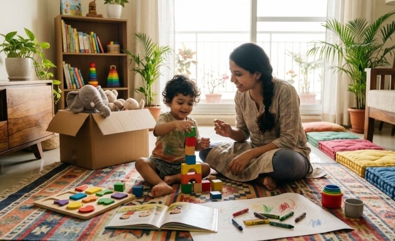 Indoor Activities for Toddlers India 12 Best Screen-Free Ideas