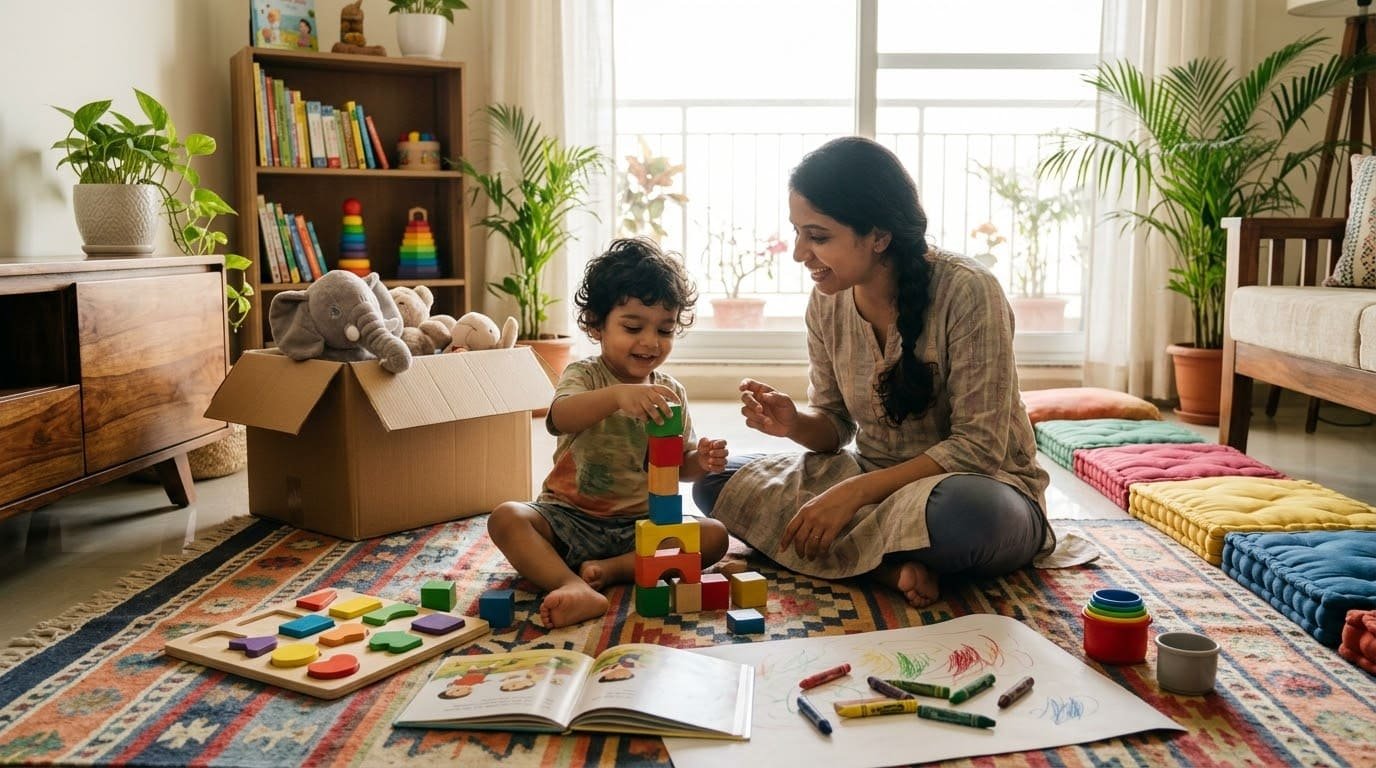 Indoor Activities for Toddlers India 12 Best Screen-Free Ideas